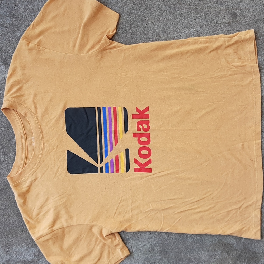 Yellow Kodak T Shirt Size Medium